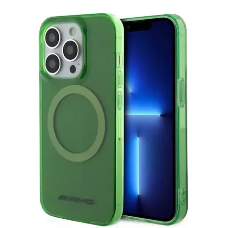 AMG AMG iPhone 15 Pro Max Back cover case - Magsafe - Green AMG AMG iPhone 15 Pro Max Back cover case - Magsafe - Green