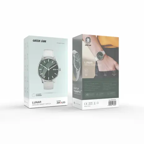 Green Lion Green Lion Lunar Amoled smart watch - Brown