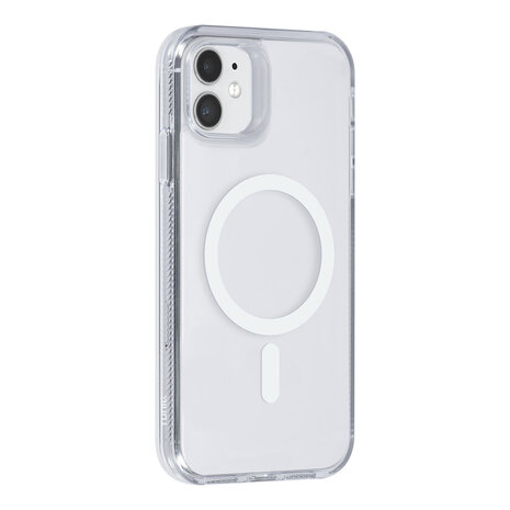 TUNIQ TUNIQ iPhone 11 Backcover hoesje Magsafe silicone - Wit TUNIQ TUNIQ iPhone 11 Backcover hoesje Magsafe silicone - Wit