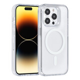 TUNIQ TUNIQ iPhone 14 Pro Back cover case - Magsafe silicone - White TUNIQ TUNIQ iPhone 14 Pro Back cover case - Magsafe silicone - White