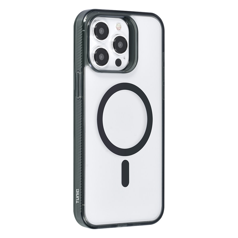 TUNIQ TUNIQ iPhone 14 Pro Max Backcover hoesje Magsafe silicone - Zwart, foto 2 van 6