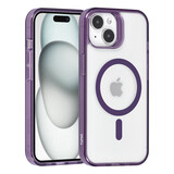 TUNIQ TUNIQ iPhone 15 Back cover case - Magsafe silicone - Purple TUNIQ TUNIQ iPhone 15 Back cover case - Magsafe silicone - Purple