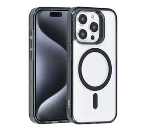 TUNIQ TUNIQ iPhone 15 Pro Back cover case - Magsafe silicone - Black TUNIQ TUNIQ iPhone 15 Pro Back cover case - Magsafe silicone - Black