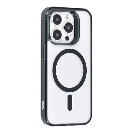 TUNIQ TUNIQ iPhone 15 Pro Backcover hoesje Magsafe silicone - Zwart TUNIQ TUNIQ iPhone 15 Pro Backcover hoesje Magsafe silicone - Zwart