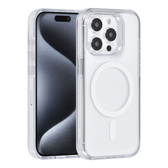 TUNIQ iPh 15 Pro Back-Cover hul - Magsafe silicone - Weiß