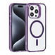 TUNIQ TUNIQ iPh 15 Pro Back cover coque Magsafe silicone - Violet TUNIQ TUNIQ iPh 15 Pro Back cover coque Magsafe silicone - Violet