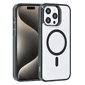 TUNIQ TUNIQ iPhone 15 Pro Max Backcover hoesje Magsafe silicone - Zwart