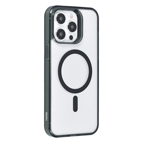 TUNIQ TUNIQ iPhone 15 Pro Max Backcover hoesje Magsafe silicone - Zwart