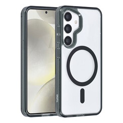 TUNIQ Galaxy S24 Back-Cover hul - Magsafe silicone - Schwarz