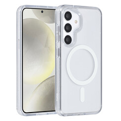 TUNIQ Galaxy S24 Back cover case - Magsafe silicone - White