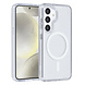 TUNIQ TUNIQ Galaxy S24 Back cover case - Magsafe silicone - White TUNIQ TUNIQ Galaxy S24 Back cover case - Magsafe silicone - White