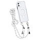 TUNIQ TUNIQ iPhone 11 Backcover hoesje neck cord - magsafe - Wit TUNIQ TUNIQ iPhone 11 Backcover hoesje neck cord - magsafe - Wit