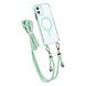 TUNIQ TUNIQ iPhone 11 Backcover hoesje neck cord - magsafe - Groen TUNIQ TUNIQ iPhone 11 Backcover hoesje neck cord - magsafe - Groen