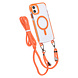 TUNIQ TUNIQ iPhone 11 Backcover hoesje neck cord - magsafe - Oranje TUNIQ TUNIQ iPhone 11 Backcover hoesje neck cord - magsafe - Oranje