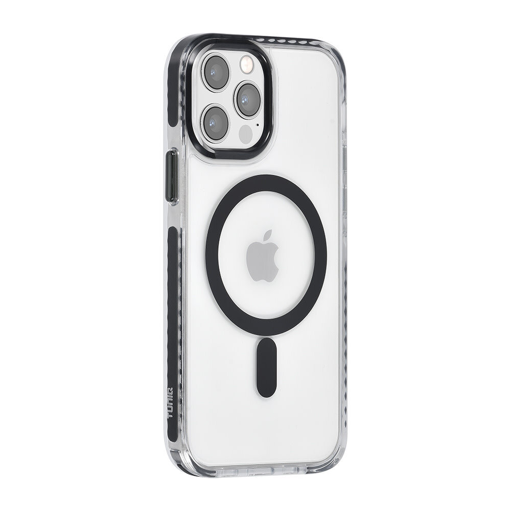 TUNIQ TUNIQ iPhone 12/12 Pro Back-Cover hul - neck cord - magsafe - Schwarz TUNIQ TUNIQ iPhone 12/12 Pro Back-Cover hul - neck cord - magsafe - Schwarz