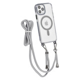 TUNIQ TUNIQ iPhone 12/12 Pro Back cover coque neck cord - magsafe - Gris TUNIQ TUNIQ iPhone 12/12 Pro Back cover coque neck cord - magsafe - Gris