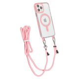 TUNIQ TUNIQ iPhone 12/12 Pro Back-Cover hul - neck cord - magsafe - Rosa TUNIQ TUNIQ iPhone 12/12 Pro Back-Cover hul - neck cord - magsafe - Rosa