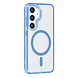 TUNIQ TUNIQ Galaxy S24 Back cover coque Magsafe silicone - Bleu TUNIQ TUNIQ Galaxy S24 Back cover coque Magsafe silicone - Bleu