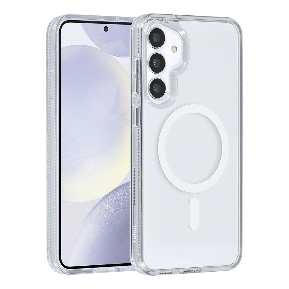 TUNIQ TUNIQ Galaxy S24 Plus Back cover coque Magsafe silicone - Blanc TUNIQ TUNIQ Galaxy S24 Plus Back cover coque Magsafe silicone - Blanc