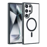 TUNIQ TUNIQ Galaxy S24 Ultra Back cover case - Magsafe silicone - Black TUNIQ TUNIQ Galaxy S24 Ultra Back cover case - Magsafe silicone - Black