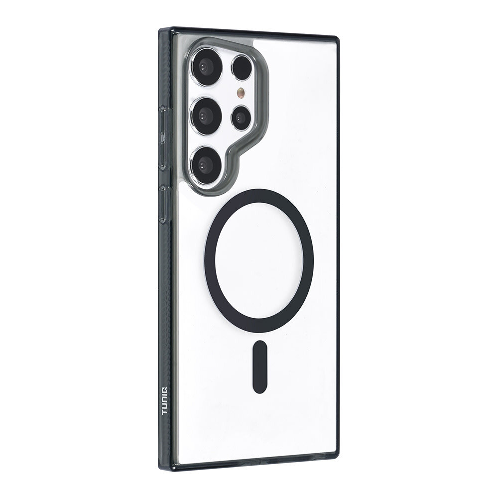 TUNIQ TUNIQ Galaxy S24 Ultra Backcover hoesje Magsafe silicone - Zwart TUNIQ TUNIQ Galaxy S24 Ultra Backcover hoesje Magsafe silicone - Zwart