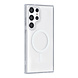 TUNIQ TUNIQ Galaxy S24 Ultra Back cover coque Magsafe silicone - Blanc TUNIQ TUNIQ Galaxy S24 Ultra Back cover coque Magsafe silicone - Blanc