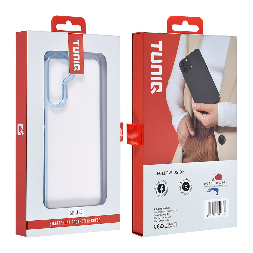 TUNIQ TUNIQ Galaxy A25 Backcover hoesje Silicone - Blauw, foto 4 van 6