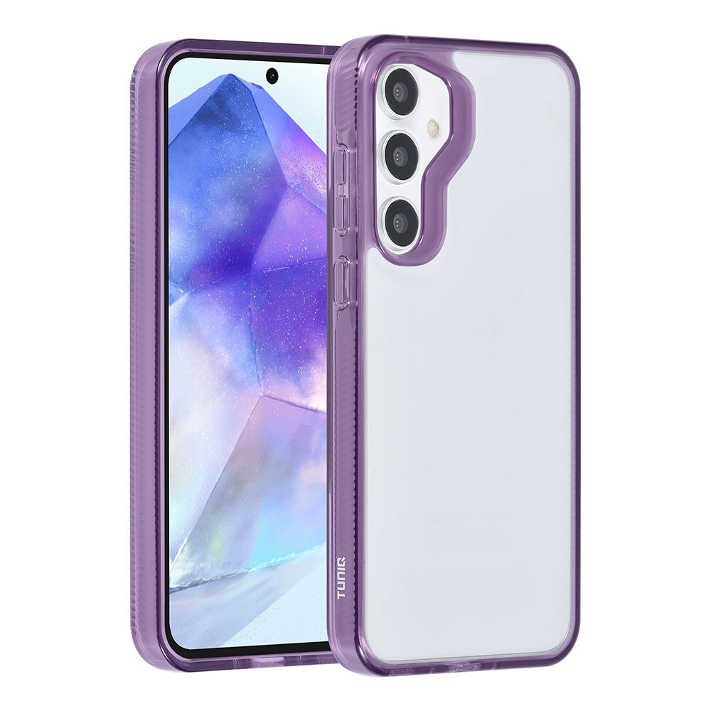 TUNIQ TUNIQ Galaxy A55 Back cover coque Silicone - Violet