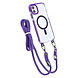 TUNIQ TUNIQ iPhone 11 Backcover hoesje neck cord - magsafe - Paars TUNIQ TUNIQ iPhone 11 Backcover hoesje neck cord - magsafe - Paars