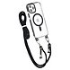 TUNIQ TUNIQ iPhone 12/12 Pro Back cover case - neck cord - magsafe - Black TUNIQ TUNIQ iPhone 12/12 Pro Back cover case - neck cord - magsafe - Black