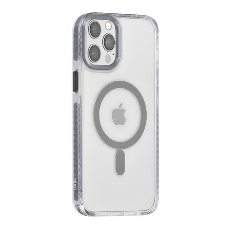 TUNIQ TUNIQ iPhone 12 Pro Max Backcover hoesje neck cord - magsafe - Grijs TUNIQ TUNIQ iPhone 12 Pro Max Backcover hoesje neck cord - magsafe - Grijs