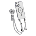 TUNIQ TUNIQ iPhone 12 Pro Max Back cover case - neck cord - magsafe - Grey