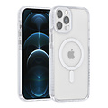 TUNIQ TUNIQ iPhone 12 Pro Max Back-Cover hul - neck cord - magsafe - Weiß