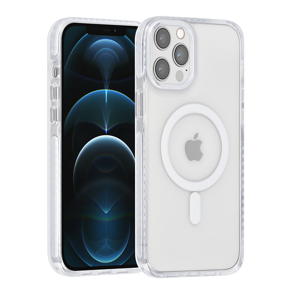 TUNIQ TUNIQ iPhone 12 Pro Max Backcover hoesje neck cord - magsafe - Wit, foto 2 van 6