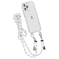 TUNIQ TUNIQ iPhone 12 Pro Max Back cover case - neck cord - magsafe - White