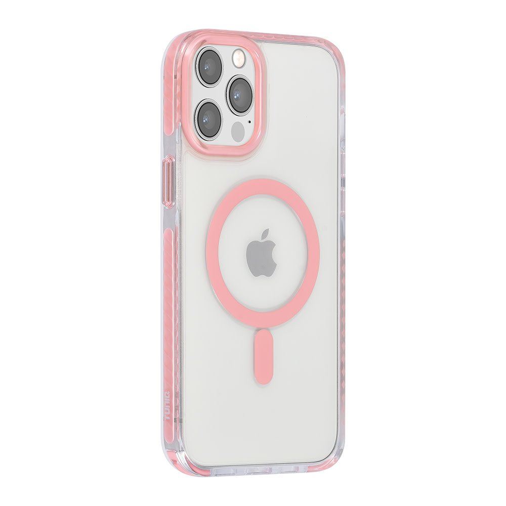 TUNIQ TUNIQ iPhone 12 Pro Max Backcover hoesje neck cord - magsafe - Roze, foto 3 van 6