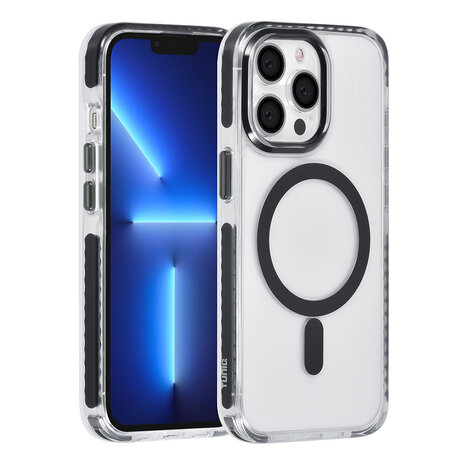 TUNIQ TUNIQ iPhone 13 Pro Backcover hoesje neck cord - magsafe - Zwart TUNIQ TUNIQ iPhone 13 Pro Backcover hoesje neck cord - magsafe - Zwart