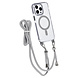 TUNIQ TUNIQ iPhone 13 Pro Backcover hoesje neck cord - magsafe - Grijs TUNIQ TUNIQ iPhone 13 Pro Backcover hoesje neck cord - magsafe - Grijs