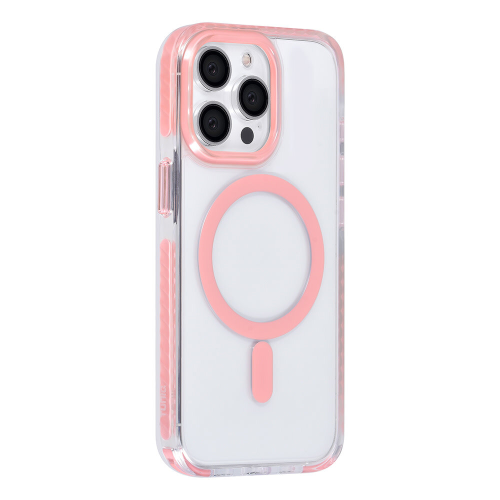 TUNIQ TUNIQ iPhone 13 Pro Back cover coque neck cord - magsafe - Rose TUNIQ TUNIQ iPhone 13 Pro Back cover coque neck cord - magsafe - Rose