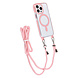 TUNIQ TUNIQ iPhone 13 Pro Backcover hoesje neck cord - magsafe - Roze TUNIQ TUNIQ iPhone 13 Pro Backcover hoesje neck cord - magsafe - Roze