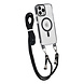 TUNIQ TUNIQ iPhone 13 Pro Max Back cover case - neck cord - magsafe - Black TUNIQ TUNIQ iPhone 13 Pro Max Back cover case - neck cord - magsafe - Black