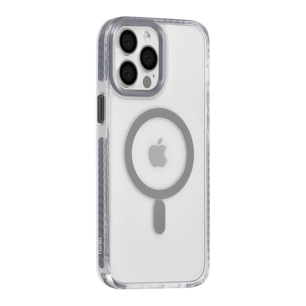 TUNIQ TUNIQ iPhone 13 Pro Max Backcover hoesje neck cord - magsafe - Grijs