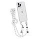 TUNIQ TUNIQ iPhone 13 Pro Max Back cover case - neck cord - magsafe - White TUNIQ TUNIQ iPhone 13 Pro Max Back cover case - neck cord - magsafe - White