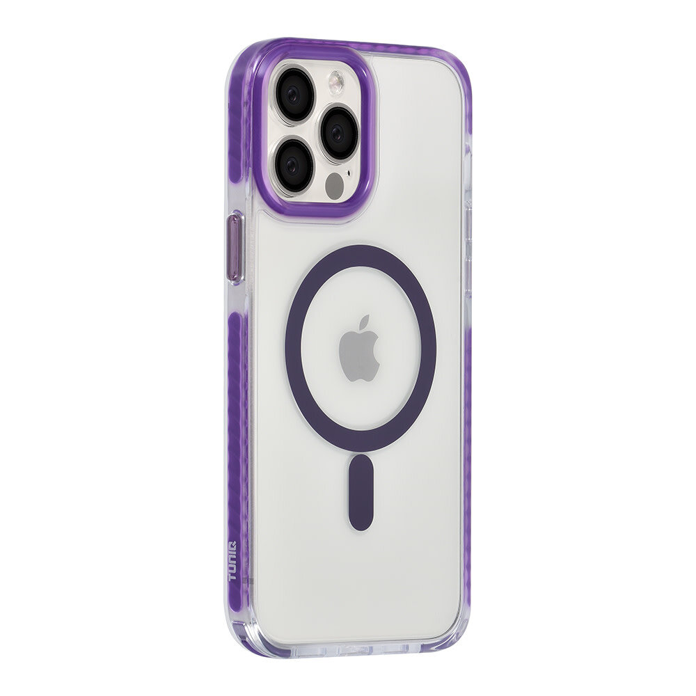 TUNIQ TUNIQ iPhone 13 Pro Max Back cover case - neck cord - magsafe - Purple TUNIQ TUNIQ iPhone 13 Pro Max Back cover case - neck cord - magsafe - Purple