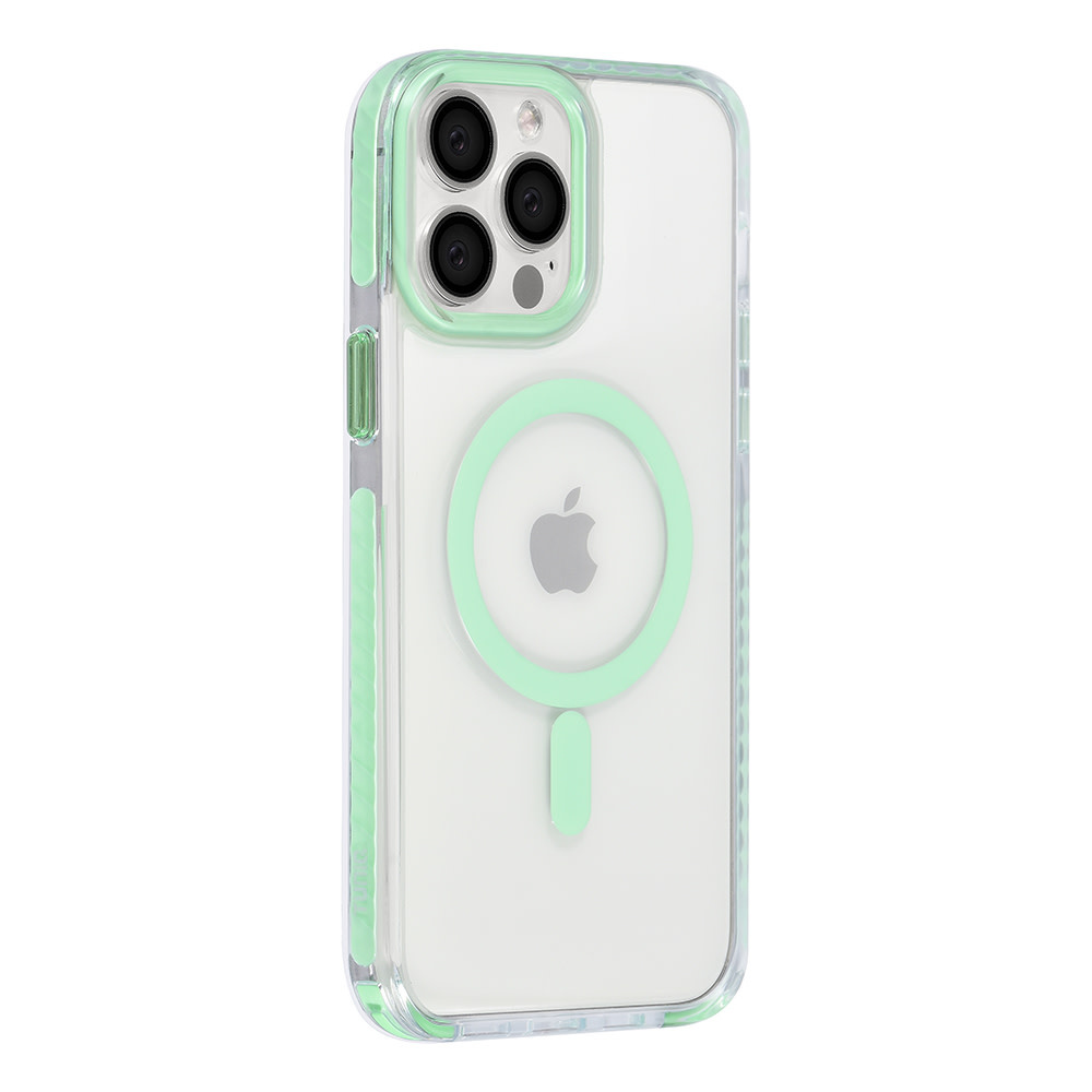 TUNIQ TUNIQ iPhone 13 Pro Max Backcover hoesje neck cord - magsafe - Groen, foto 4 van 6