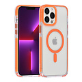 TUNIQ TUNIQ iPhone 13 Pro Max Back-Cover hul - neck cord - magsafe - Orange