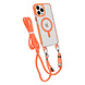 TUNIQ TUNIQ iPhone 13 Pro Max Back cover coque neck cord - magsafe - Orange TUNIQ TUNIQ iPhone 13 Pro Max Back cover coque neck cord - magsafe - Orange
