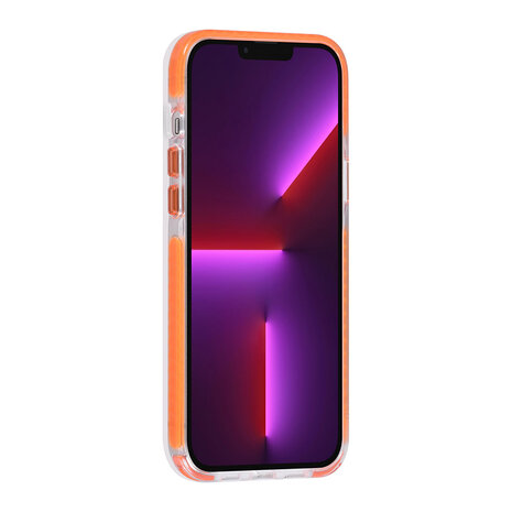 TUNIQ TUNIQ iPhone 13 Pro Max Back cover coque neck cord - magsafe - Orange TUNIQ TUNIQ iPhone 13 Pro Max Back cover coque neck cord - magsafe - Orange