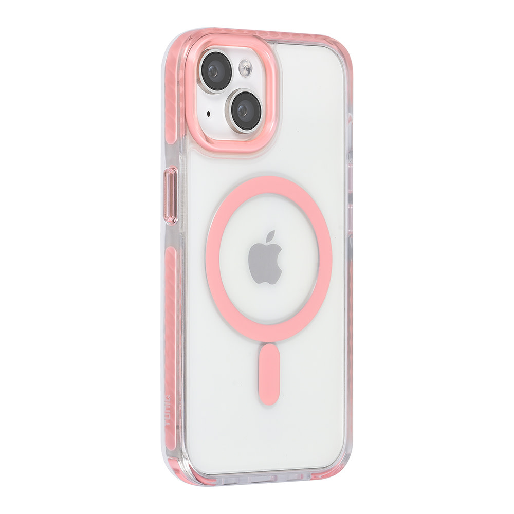 TUNIQ TUNIQ iPhone 14 Backcover hoesje neck cord - magsafe - Roze, foto 3 van 5