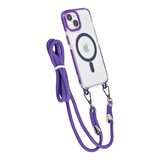 TUNIQ TUNIQ iPhone 14 Backcover hoesje neck cord - magsafe - Paars TUNIQ TUNIQ iPhone 14 Backcover hoesje neck cord - magsafe - Paars